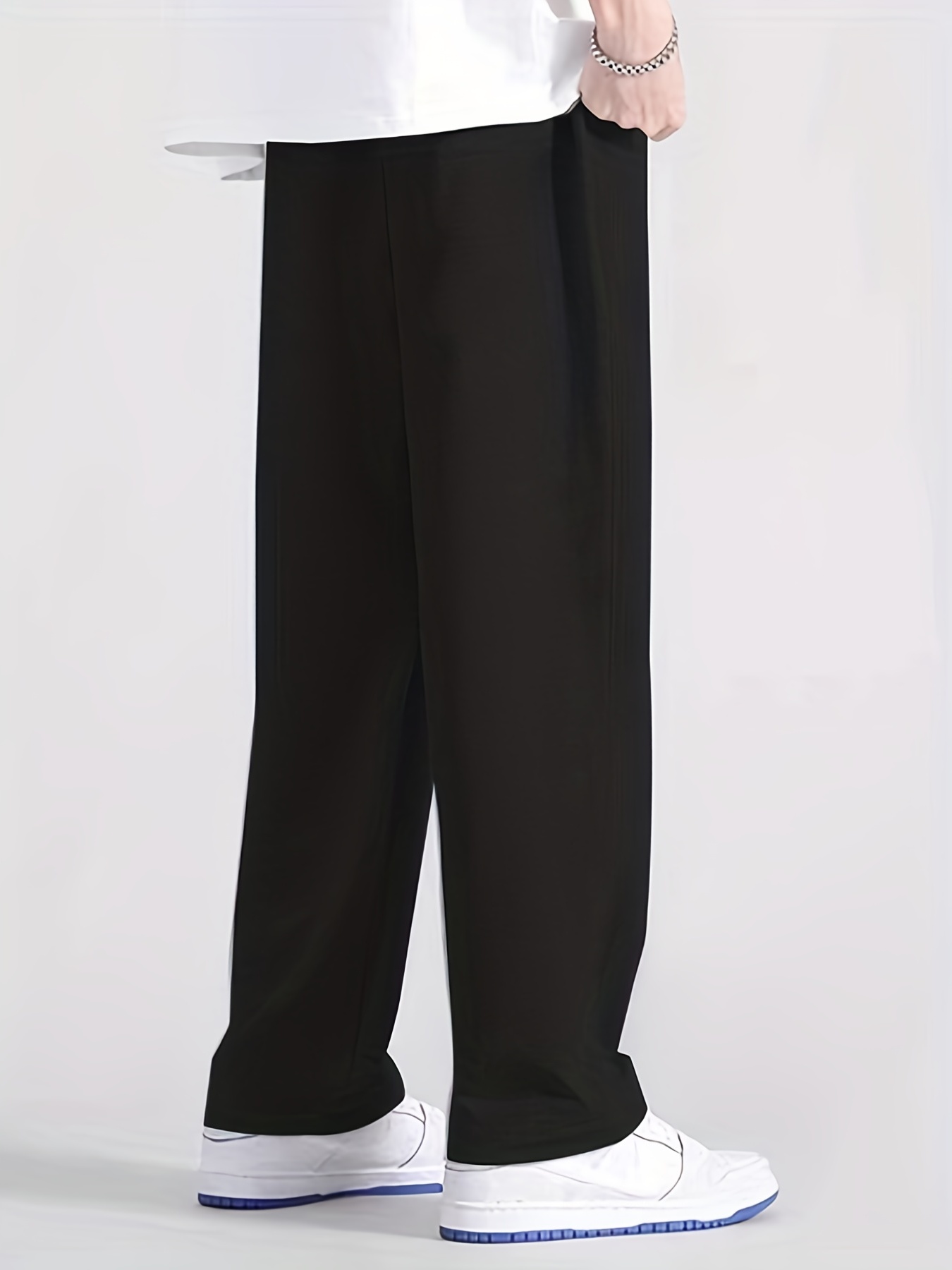 Planet Graphic Pattern Joggers Men's Casual Loose Fit Drawstring Pants