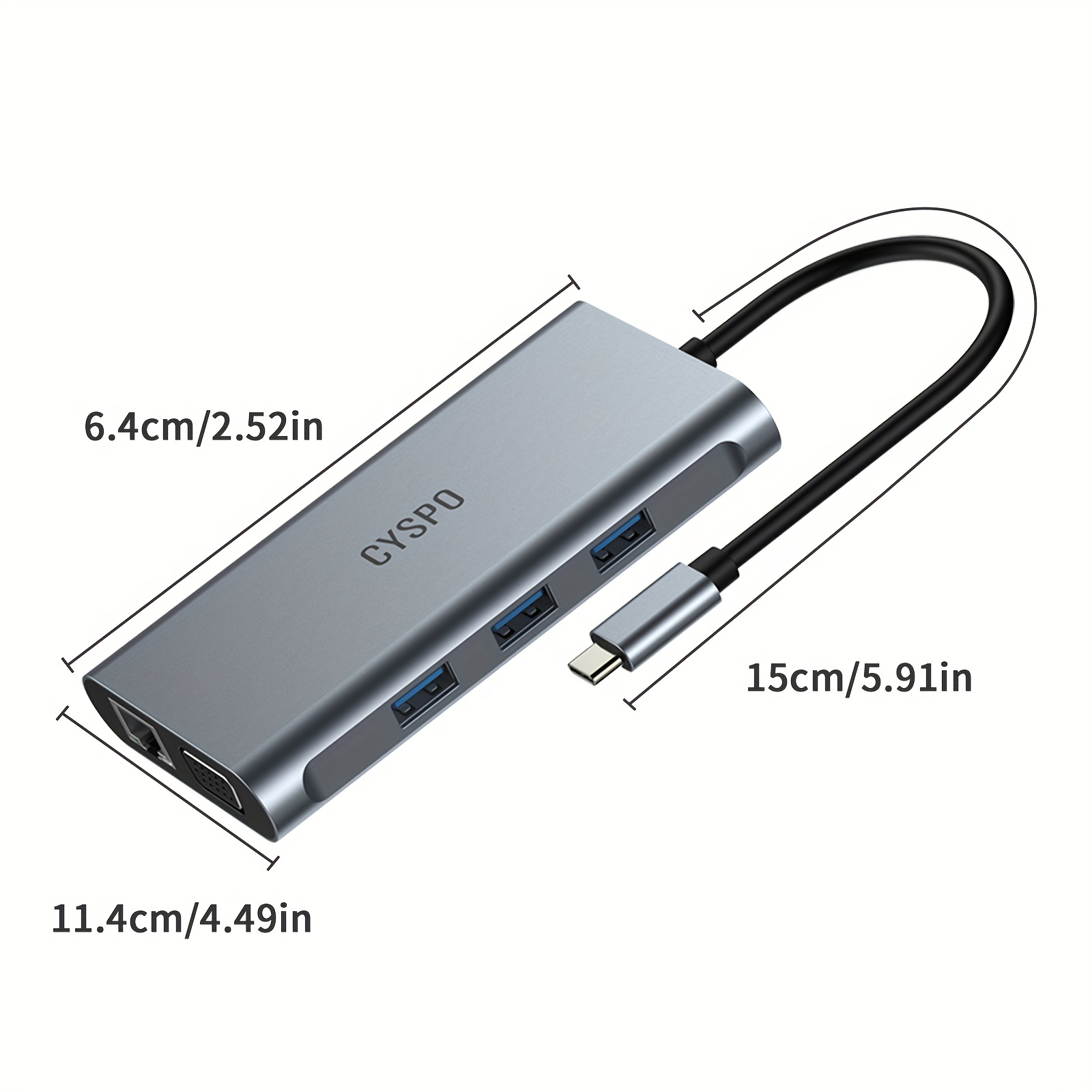 Anker 555 USB-C Hub (8-in-1), with 100W Power Delivery, 4K 60Hz HDMI Port,  10Gbps USB C and 2 A Data Ports, Ethernet microSD SD Card Reader, for