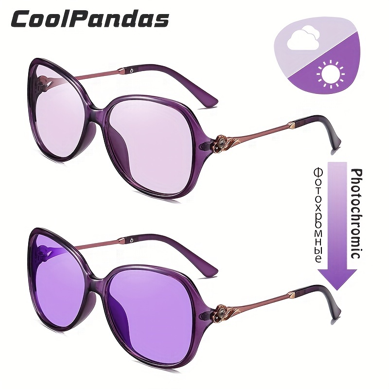 Coolpandas Brand Photochromic Polarized Lady Driving - Temu