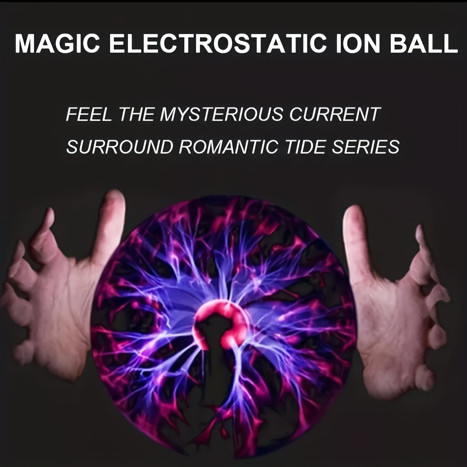 Plasma Ball/light/lamp Touch Sensitive Usb Powered Magic - Temu
