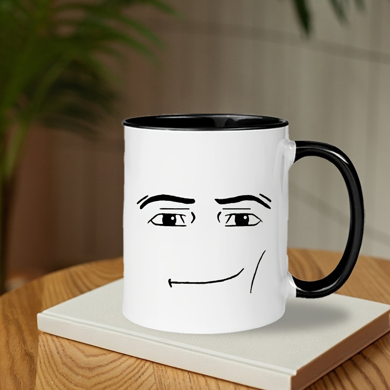 Man Face Coffee Mug Novelty Ceramic Cup For Hot Or Cold - Temu