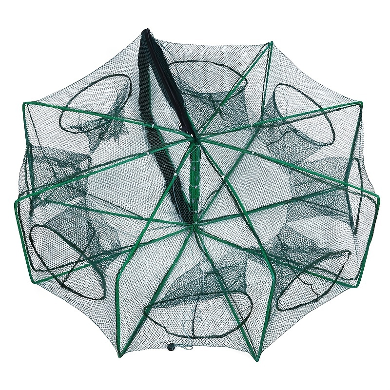 6/8 Hole Collapsible Fishing Net Portable Foldable Trap - Temu Canada