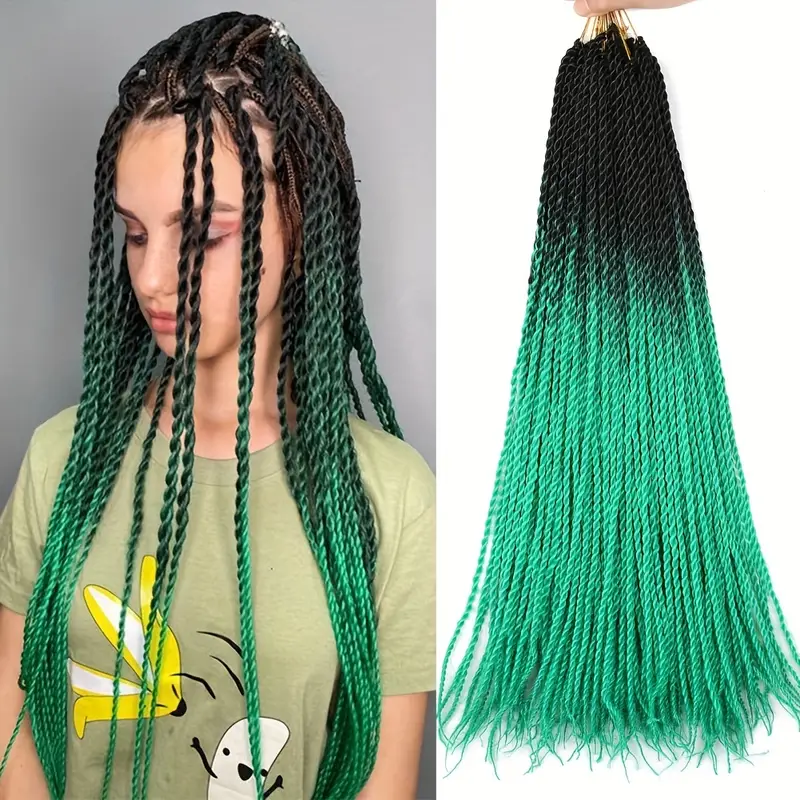 Senegalese Twist Hair Crochet Braids Synthetic Twist Crochet