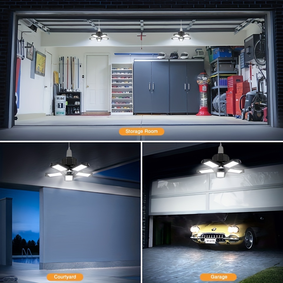Led Garage Light Bulbs Super Bright Garage Lighting Led Shop