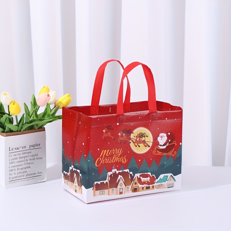 4pcs Large Christmas Gift Bags With Handles