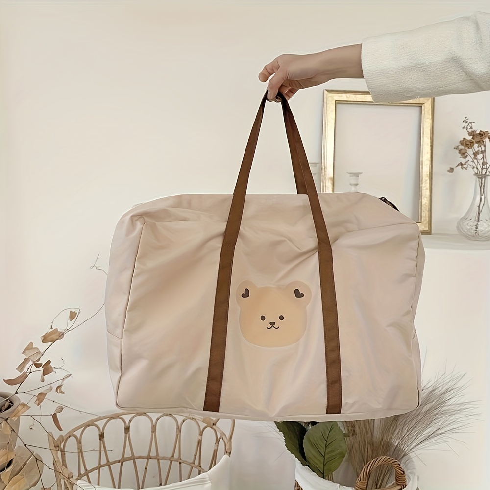 Cute Cartoon Baby Clothes Portable Storage Bag Large - Temu Canada