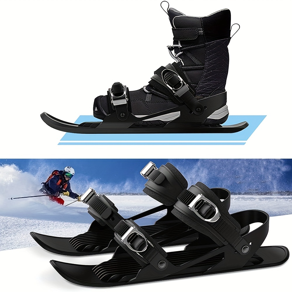 Mini Ski Skates Sled Snow Equipment Ski Boots Mini Ski - Temu Japan