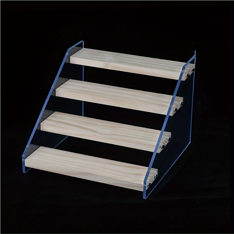 Solid Wood Ladder Display Rack 2 Tiers 3 Tiers 4 - Temu