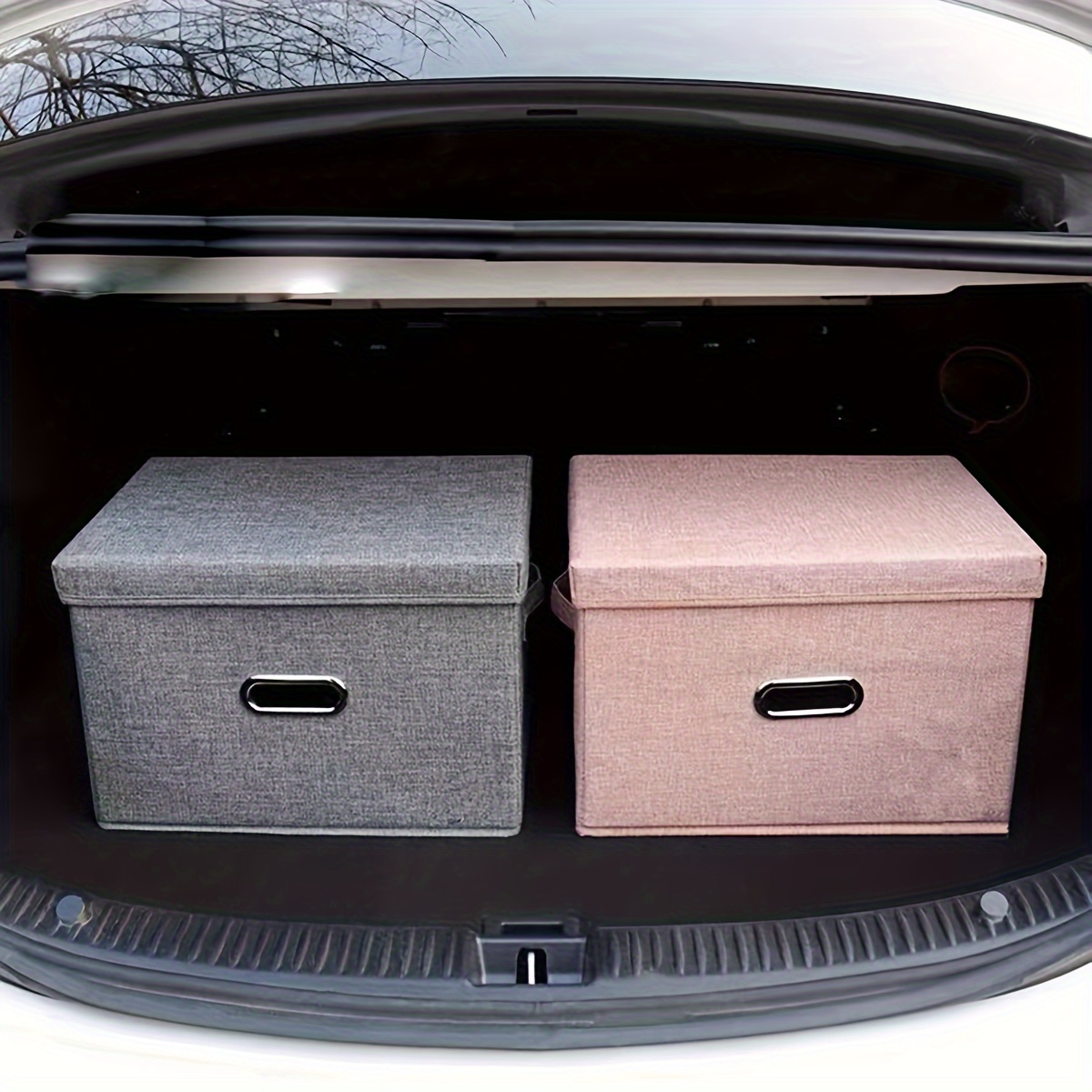 1 Stück Kofferraum Aufbewahrungsbox Leder Auto - Temu Germany