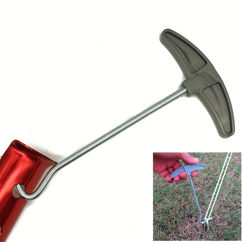 Trampoline Spring Pull Tool T hooks Metal Tent Peg - Temu