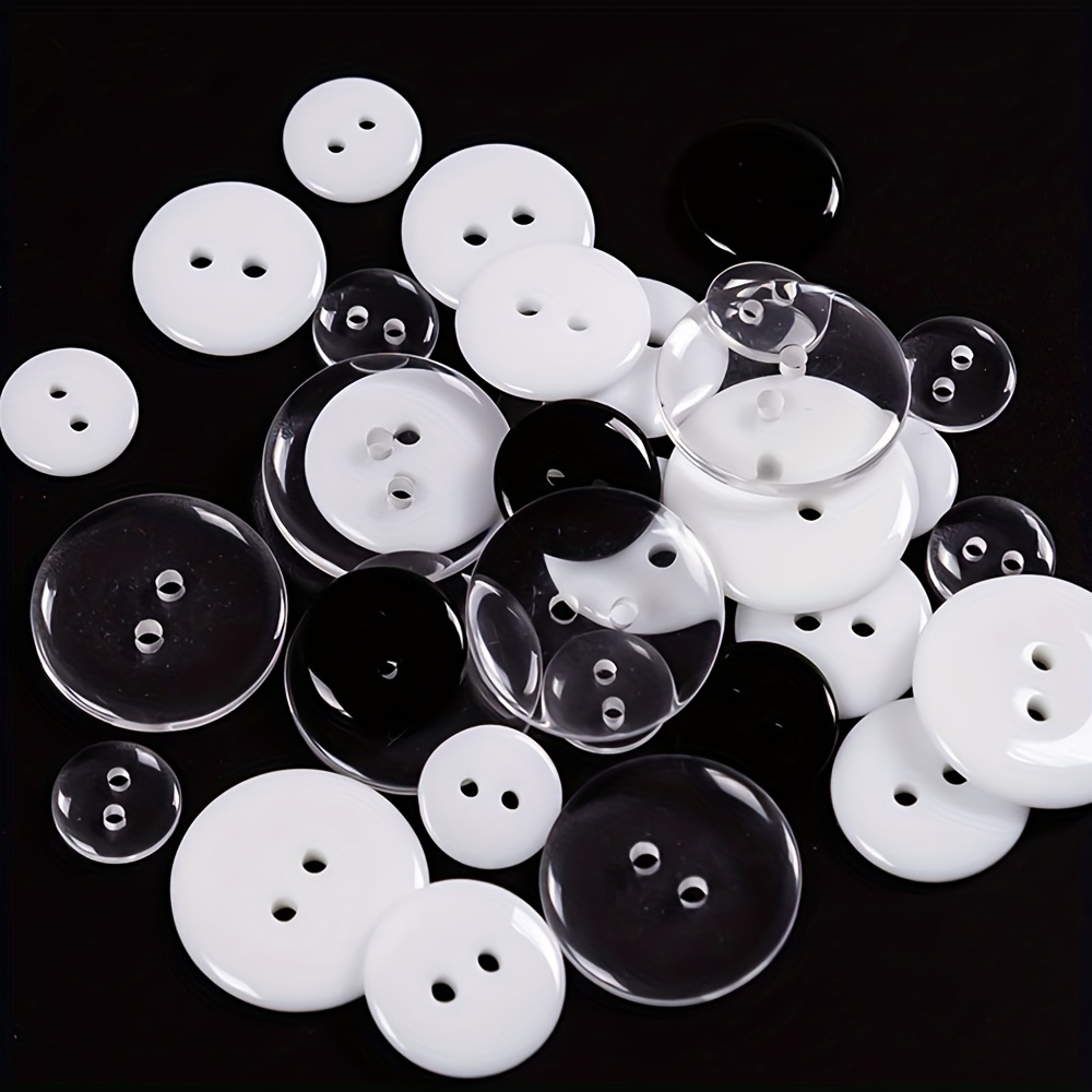 Mini botones negros de 6mm, accesorios de resina para álbum de recortes,  botones de ropa de muñeca, piezas decorativas, 600 Uds. - AliExpress