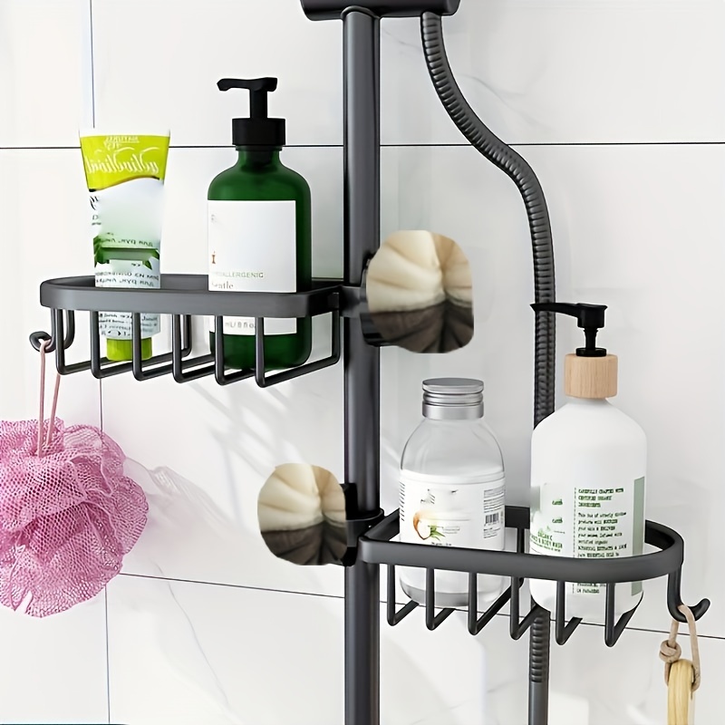 Corner Shower Shelves Bathroom Storage Rack Punch free - Temu
