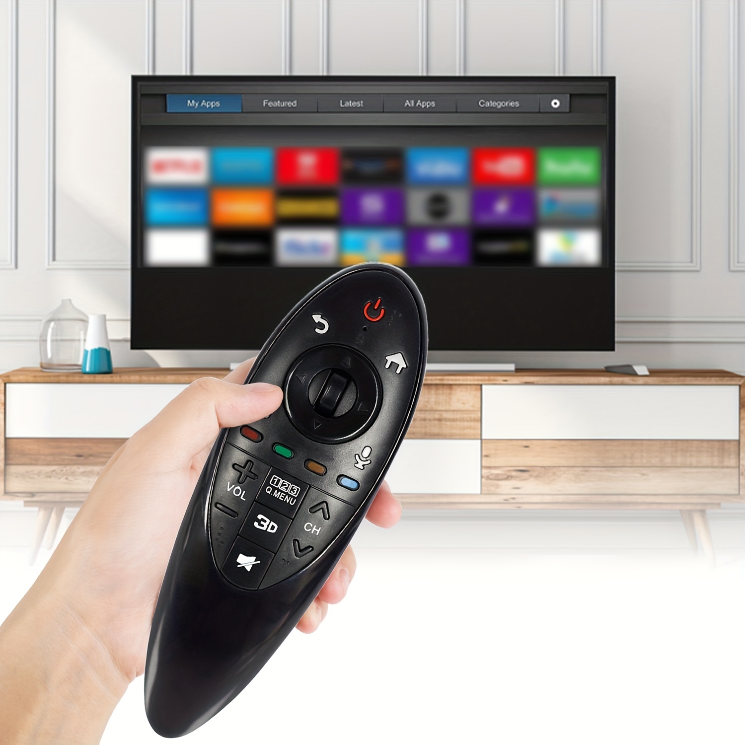 Control remoto universal para LG Smart TV Magic Remote (sin función de voz,  sin función de puntero) compatible con todos los modelos para LG TV :  Electrónica 