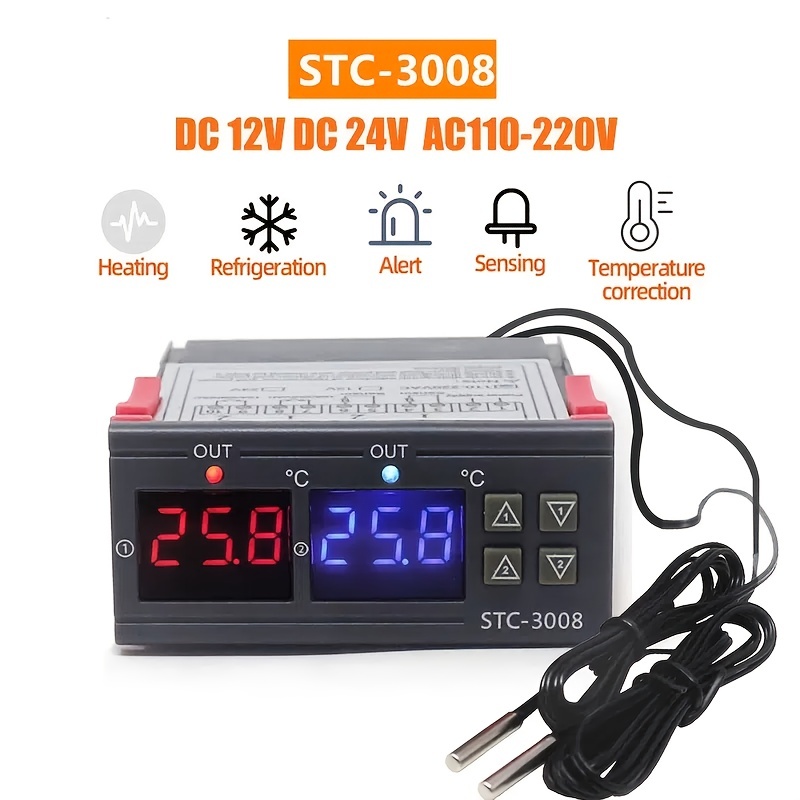 Digital Stc 1000 Temperature Controller Thermoregulator - Temu Italy