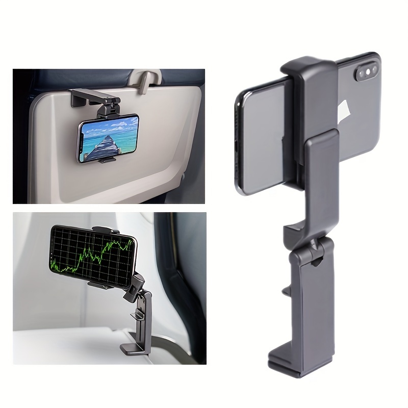 Elementos esenciales de viaje en avión para soporte de teléfono celular  Flying Flex Flap y soporte flexible para tableta para escritorio, cama,  cinta