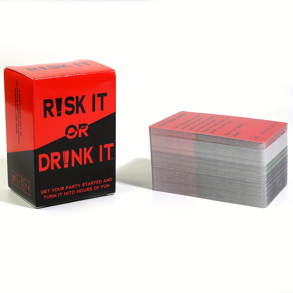 Risk It Or Drink It Fun Party Game For College,Drinking Game For Adults