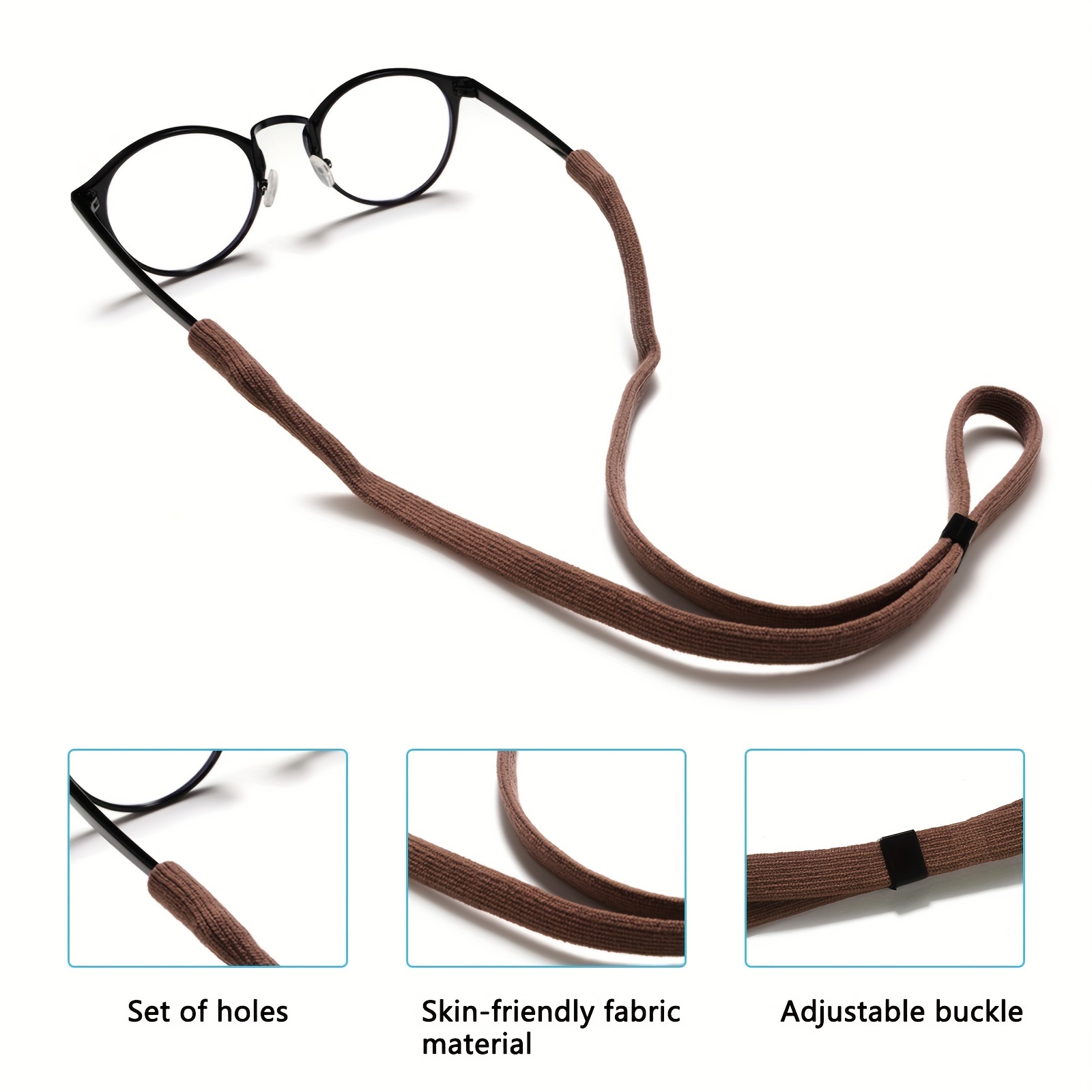 Eye Glasses Holders Around Neck - Glasses Strap Anti Slip - Sunglasses  Strap Holder for Men Women - Eyeglasses Strap Lanyard - Eyeglass Holder  Strap