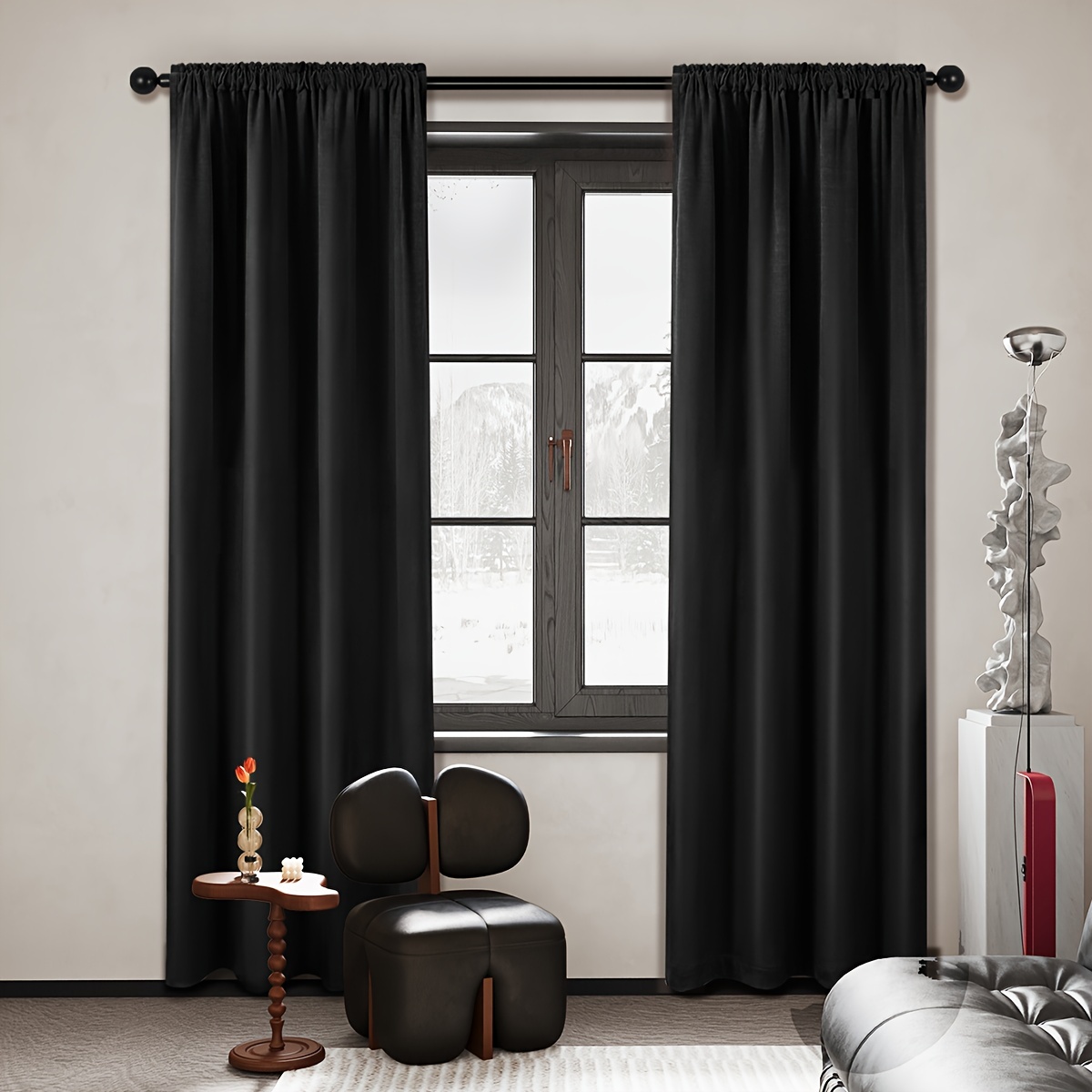 Curtain Rods Bedroom - Temu