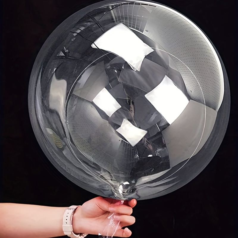Globos transparentes de helio, 1 Juego de 24 pulgadas, inflables