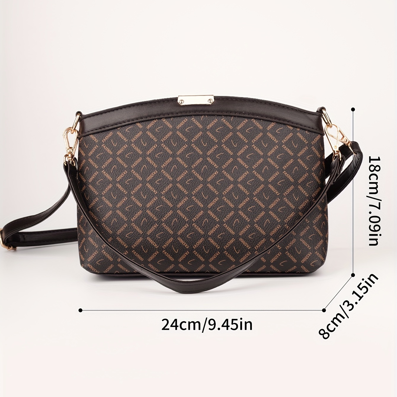 Fashionable And Simple Printed Women's Shoulder/Crossbody Bag With