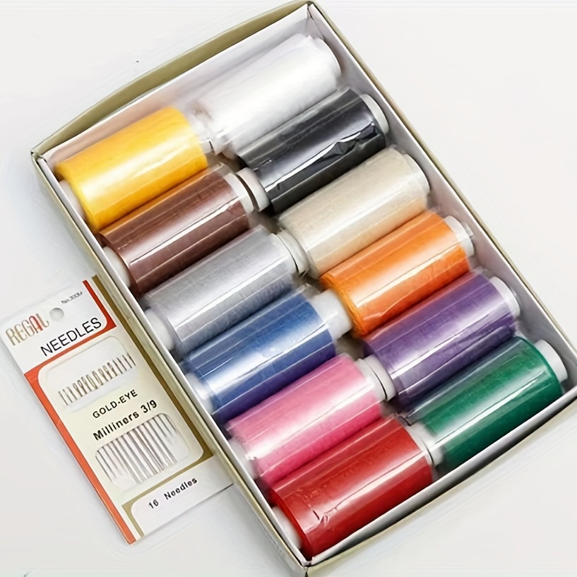 Sewing Thread And Needles Polyester Needle Thread For Sewing - Temu