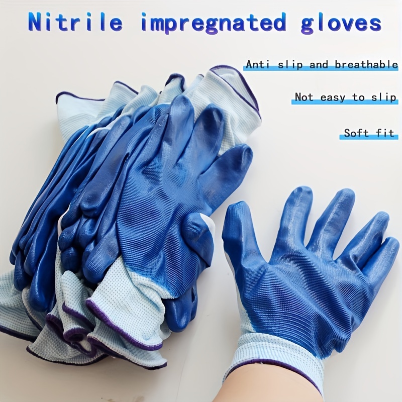 Tin Sheer Latex Non slip Wear resistant Work Gloves Tin - Temu