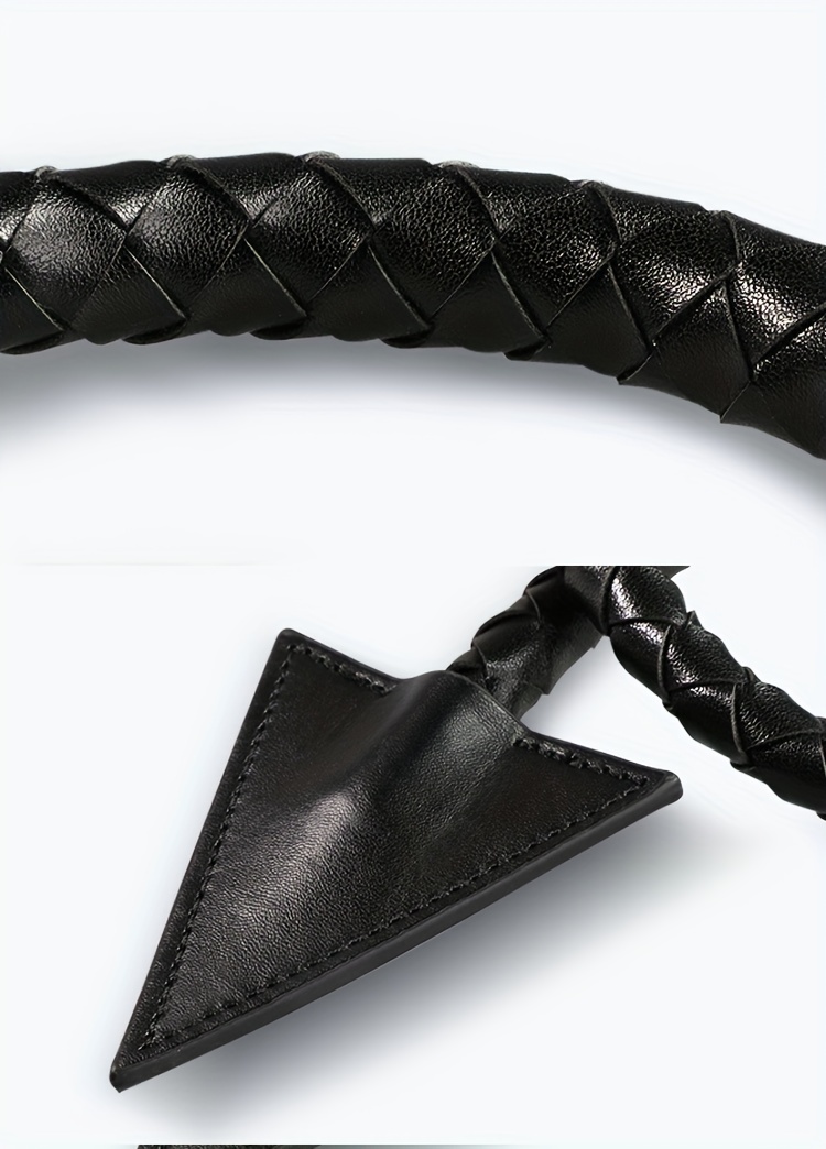 Bdsm Pu Horse Whip Triangular Leather Whip Plug Toy Flirting Sm