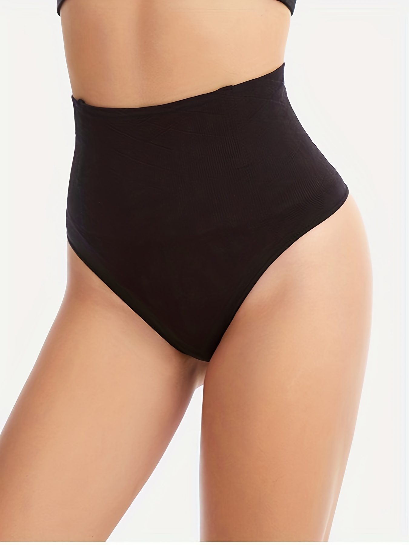 Slimming High Waist Compression Shapewear Underwear - Black