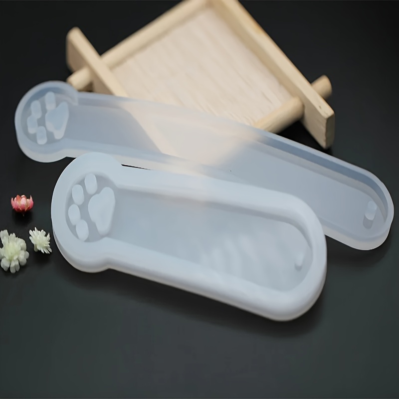 Diy Crystal Drop Glue Mold Resin Bookmark Silicone - Temu
