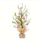 1pc easter decoration tree creative egg decoration without lights scene desktop window display gift
