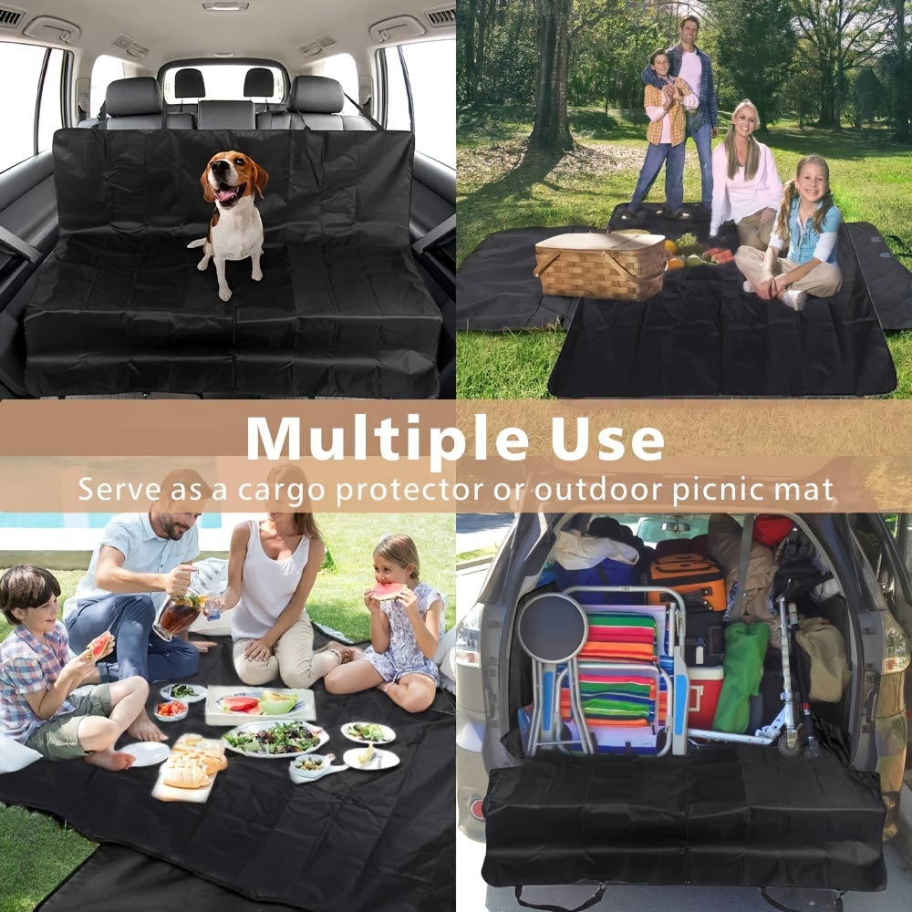 Waterproof Dog Car Seat Cover - Rear Back Pet Hammock Protector With Trunk  Mat - Easy To Use Travel Accessories For Dogs - Temu