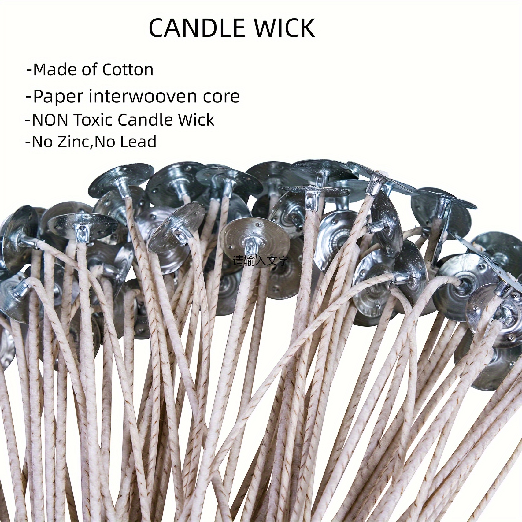 6 Inches Candle Wicks Pre-waxed Cotton Wicks With Candle Wick Bases For Diy  Crafts Candle Making Supplies - Arts, Crafts & Sewing - Temu