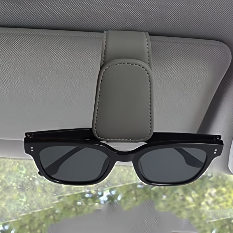 Soporte Gafas Sol Visera Coche Clip Magnético Colgar Gafas - Temu