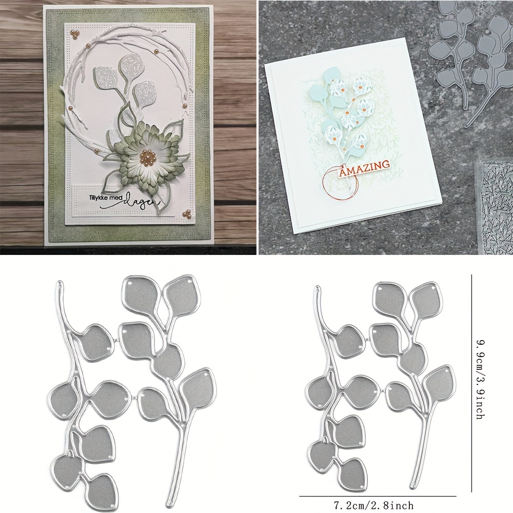 

Eucalyptus Branch Cutting Dies For Diy Scrapbooking Album Card Making Decoration Paper Craft Metal Die Cuts Knife Mold Eid Al-adha Mubarak