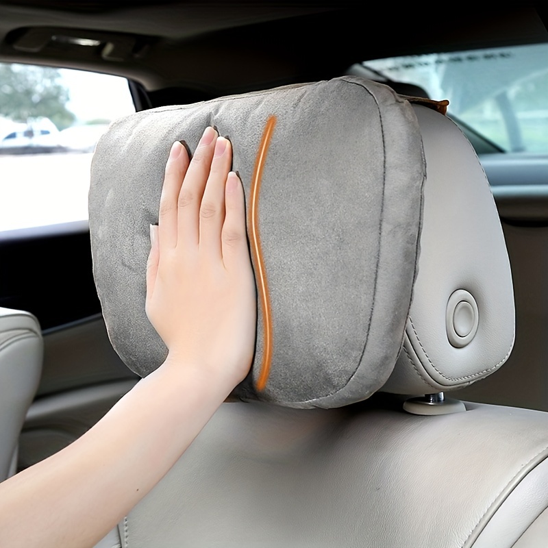 Auto Nackenkissen Autositz Kopfstütze, Für Peugeot e-208 2020+ Auto  Kopfstütze Kissen zum Fahren mit verstellbarem Riemen,B