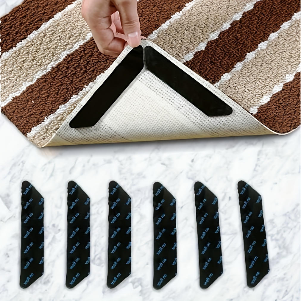 Rug Gripper, Double Sided Non-slip Rug Pads Rug Tape Stickers, Washable  Area Rug Pad Carpet Tape Corner Side Gripper For Hardwood Floors And Tile -  Temu United Arab Emirates