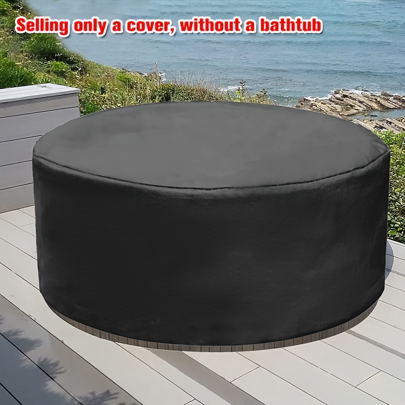 210d Outdoor Pool Cover, Outdoor Circular Bathtub Cover, Swimming Pool Cover