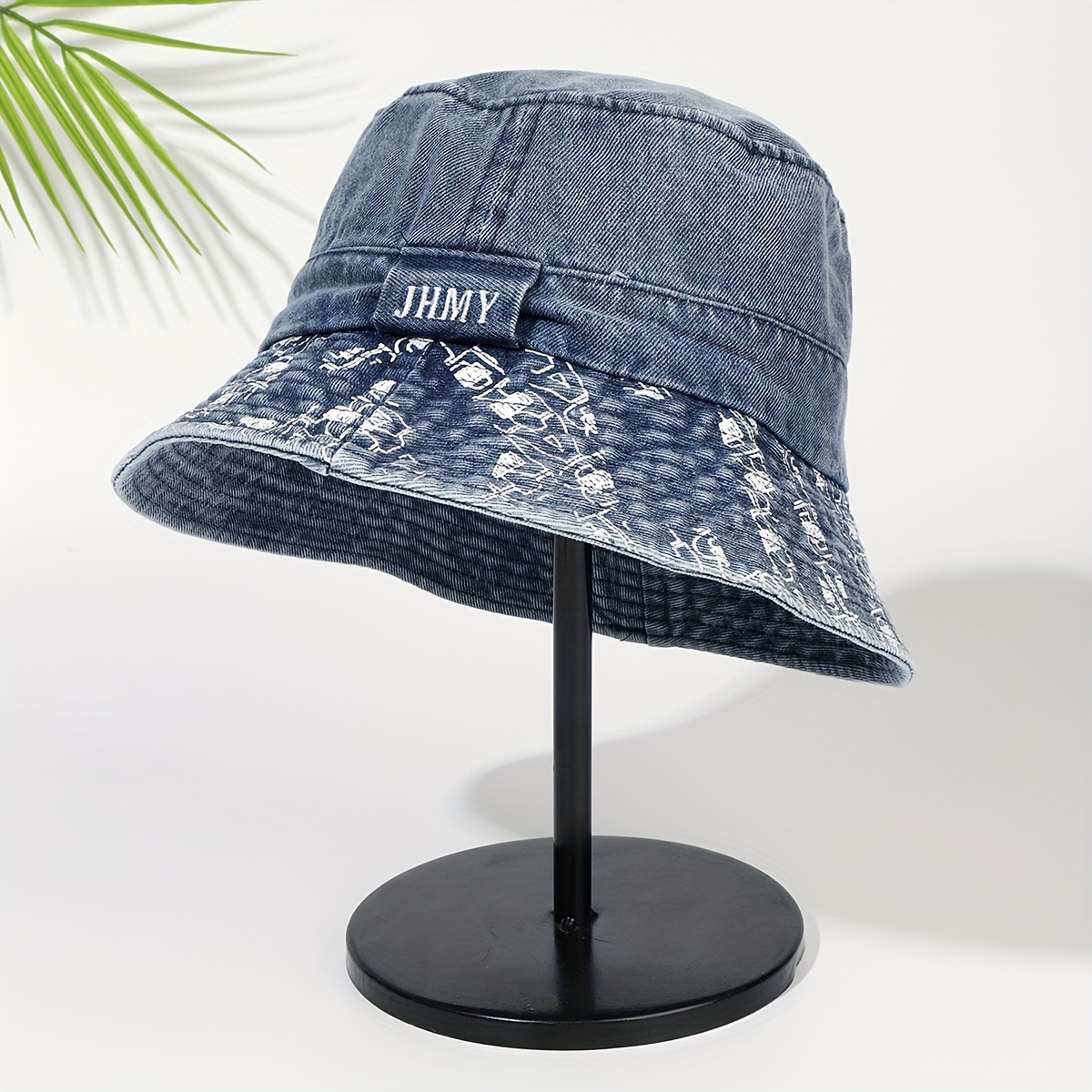 Classic Blue Denim Bucket Hat Trendy Washed Distressed Casual Basin Hats  Breathable Fisherman For Women - Temu