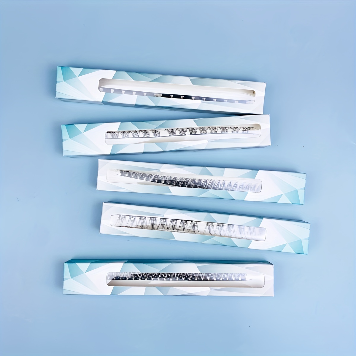 D Curling Lash Clusters Volume 100 Wispy Lashes DIY Use At Home 14mm