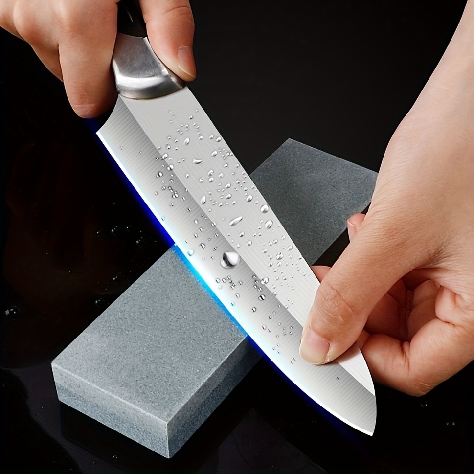 Knife Sharpening Stone Combination Dual Sided Grit with Base for Sharpening and Polishing Tool with Non Slip Base for Kitchen Knives, Hunting Knives