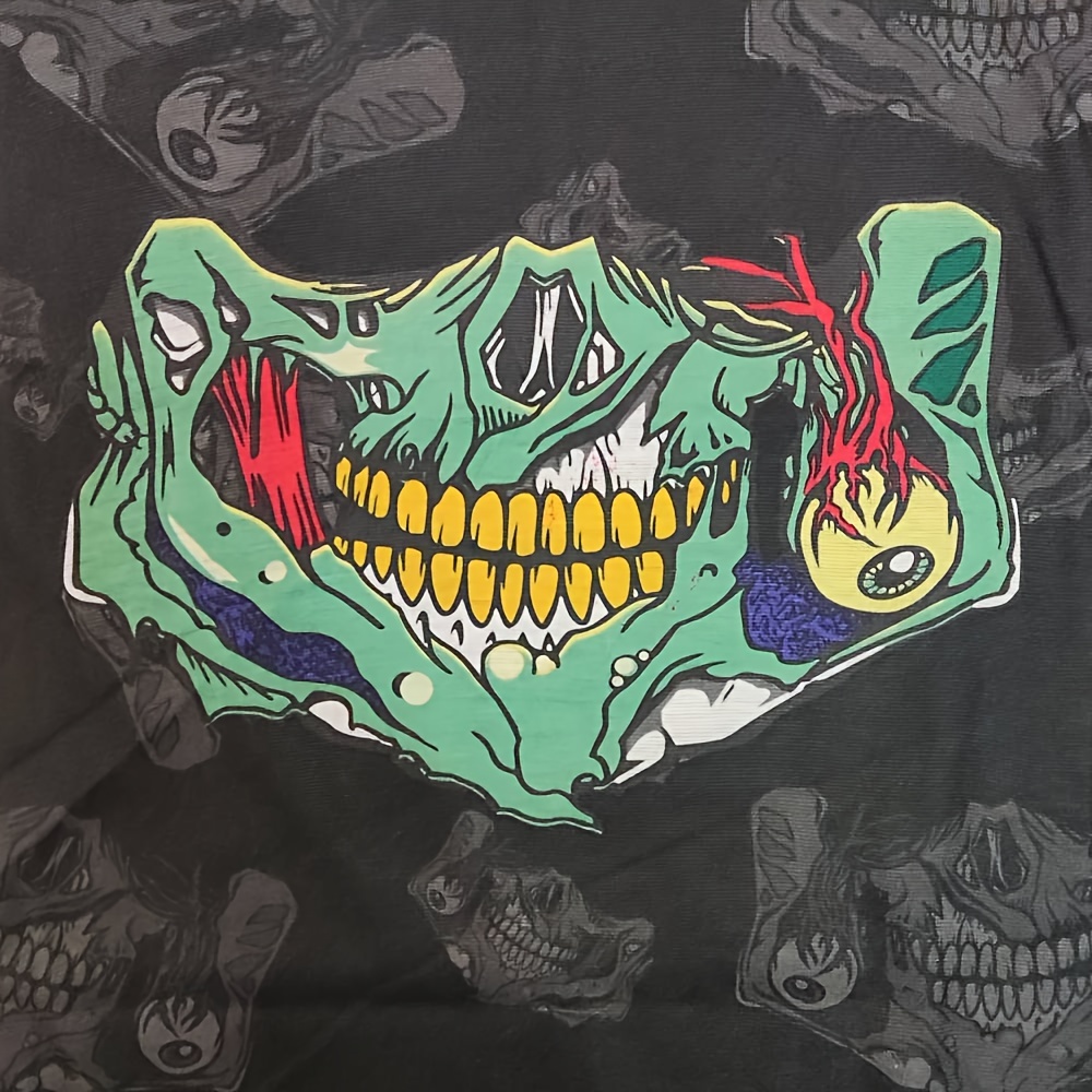 Outdoor Neck Gaiter Halloween Skull Animal Printed Fashion - Temu