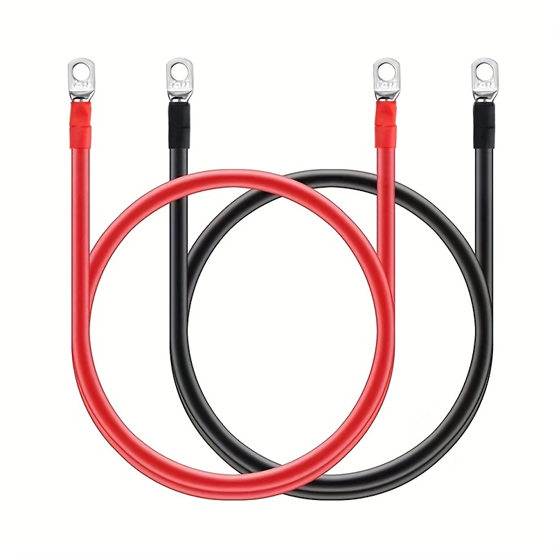 Car Battery Cable 2 Awg Car Red Black Battery Cable Sc35 8 - Temu