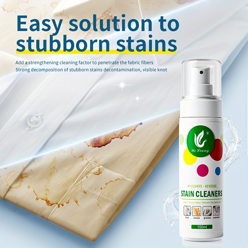 150ml Cleaner Sprayer Dry Cleaner Easily Remove Stubborn Stains on