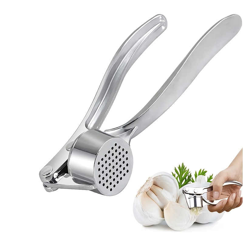 1 Piece metal Garlic Press Manually Crusher Handheld Ginger Kitchen Tools