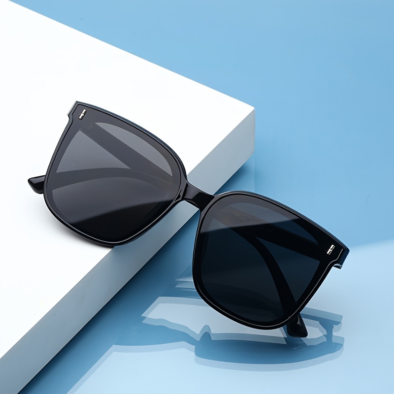 Large Square Frame Sunglasses Anti Glare UV400