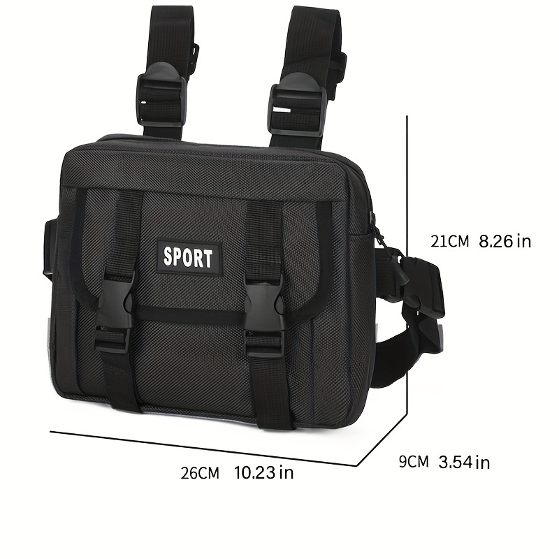 Men's Lightweight Outdoor Chest Bag for Workouts Running Climb