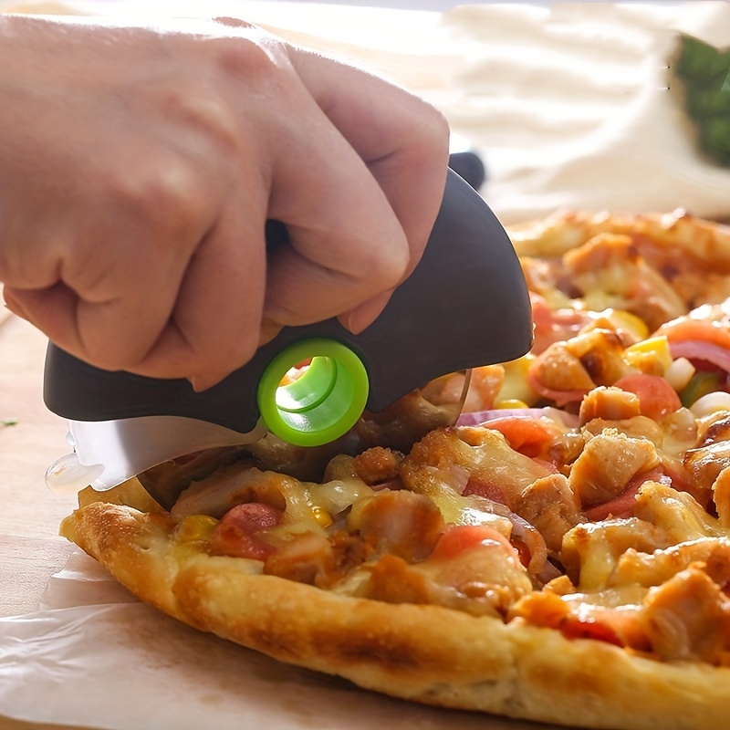 Premium Pizza Cutter Pizza Wheel Metal Pizza Knife - Temu