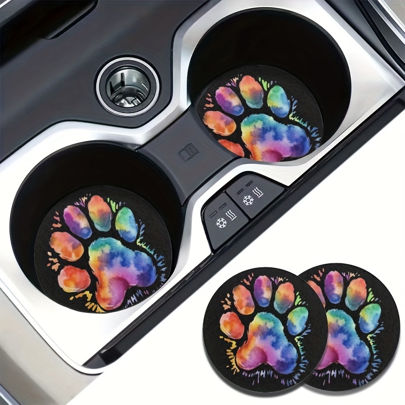 Cute Dog Paws Pattern Universal Car Door Sill Scuff Anti - Temu