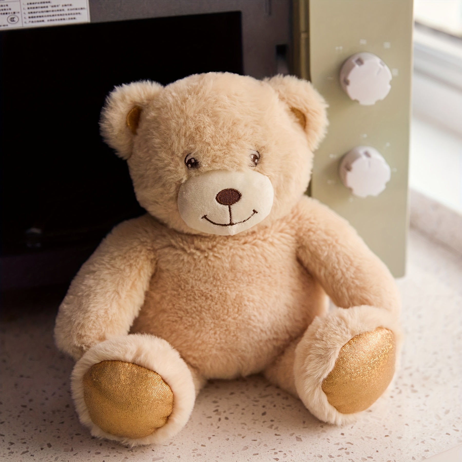 Genorum Microwavable Teddy Bear Stuffed Animal Lavender - Temu