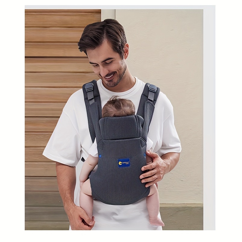  Baby Carrier, Embrace Cozy 4-in-2 Infant Carrier Ergonomic  Adjustable Holder Portable Convertible Front And Back